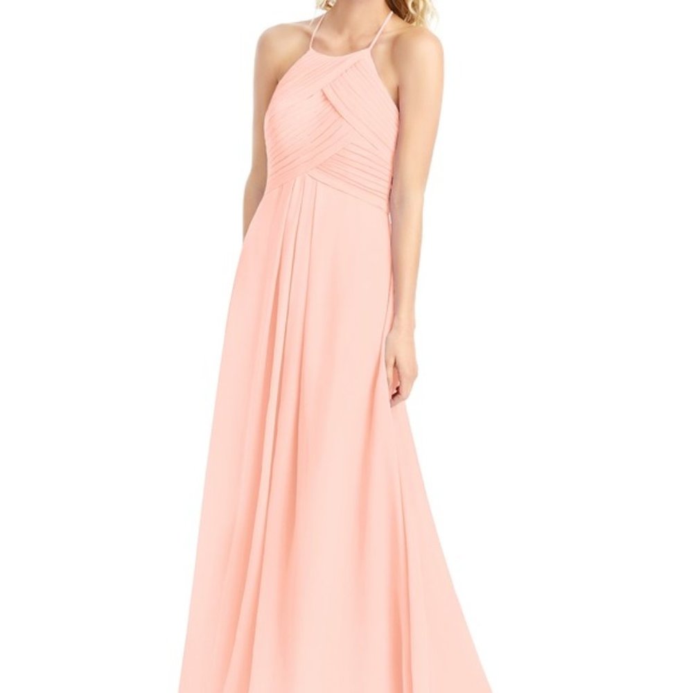 Azazie bridesmaid dress (coral, Ginger style)